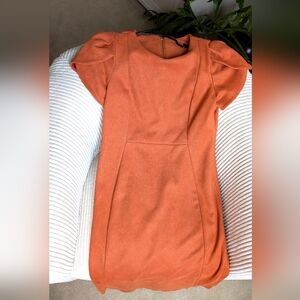 Calvin Klein Rust Midi Dress